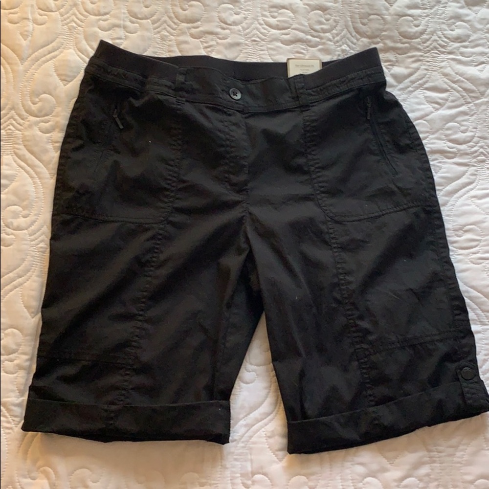 Chico’s Bermuda Camp Shorts